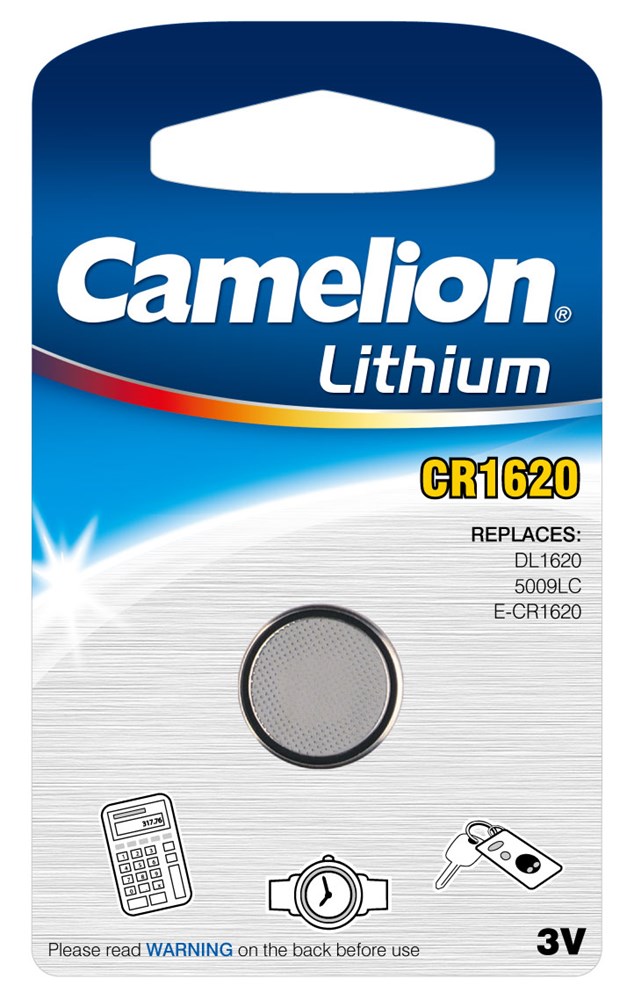 Article CR1620 C Pile bouton Lithium CR1620