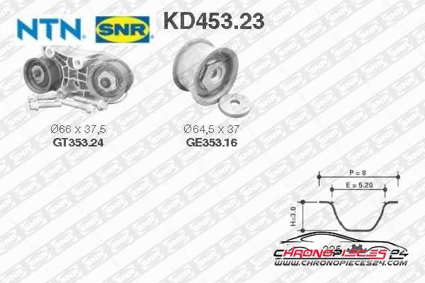 Achat de SNR KD453.23 Kit de distribution pas chères