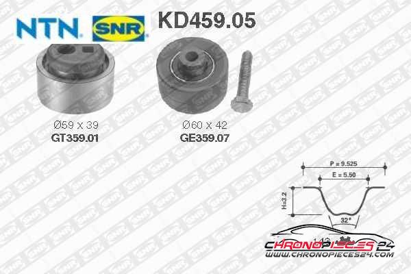 Achat de SNR KD459.05 Kit de distribution pas chères