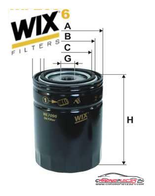 Achat de WIX FILTERS WL7096 Filtre à huile pas chères