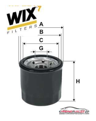 Achat de WIX FILTERS WL7517 Filtre à huile pas chères