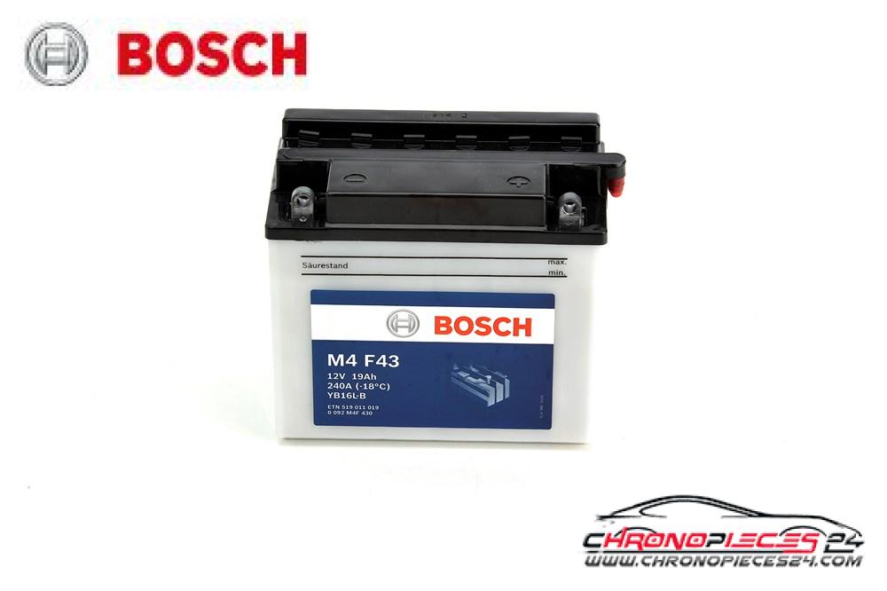 Achat de BOSCH 519011019A514 Batterie de démarrage Motocyclette standard 12V 19Ah 240A pas chères