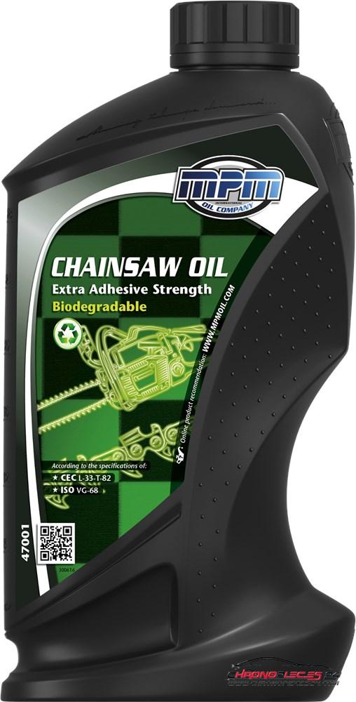 Achat de MPM 47001 Huile pour scie à chaîne Chainsaw Oil ISO-VG 68 Biodegradable 1l Flacon pas chères