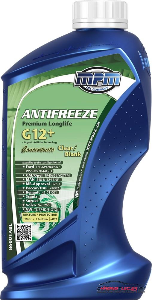 Achat de MPM 86001ABL Antigel Antifreeze Premium Longlife G12+ Concentrate Clear / Blank 1l Flacon pas chères