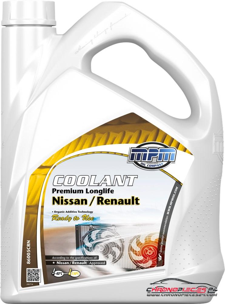 Achat de MPM 86005CRN Liquide de refroidissement Coolant Premium Longlife -40°C Renault / Nissan Ready to Use 5l Jerrycan pas chères