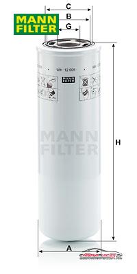 Achat de MANN-FILTER WH 12 005 Filtre hydraulique, boîte automatique pas chères