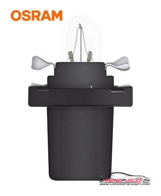 Achat de OSRAM 2721MF Lampe bax 12V b8,5d 1,2 watt noir profond 10p. pas chères