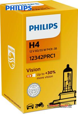 Achat de PHILIPS 12342PRC1 Lampe halogène 12V H4 Vision 1p. boîte pas chères