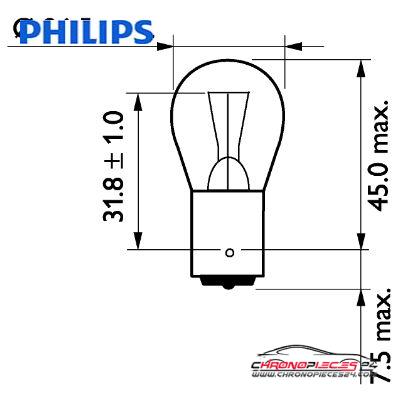 Achat de PHILIPS 13498MDCP Lampe stop/signalisation 24V P21W MasterDuty 10p. Boîte pas chères