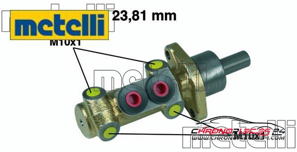 Achat de METELLI 05-0398 Maître-cylindre de frein pas chères