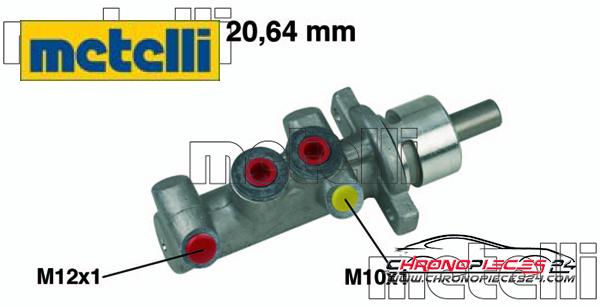 Achat de METELLI 05-0416 Maître-cylindre de frein pas chères