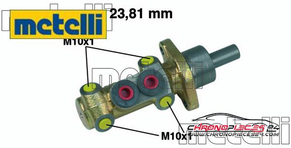 Achat de METELLI 05-0418 Maître-cylindre de frein pas chères