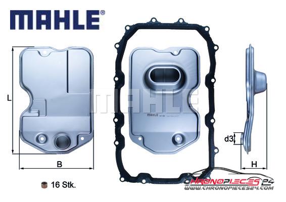 Achat de MAHLE HX 160KIT Filtre hydraulique, boîte automatique pas chères