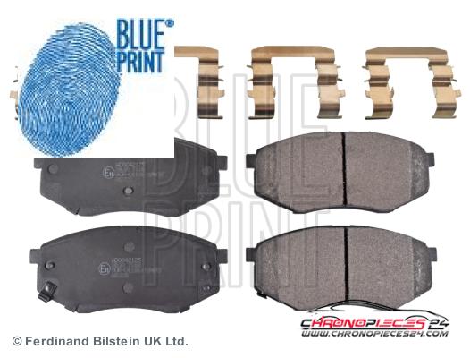 Achat de BLUE PRINT ADG042125 Kit de plaquettes de frein, frein à disque pas chères