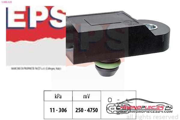 Achat de EPS 1.993.121 Capteur, pression de suralimentation pas chères