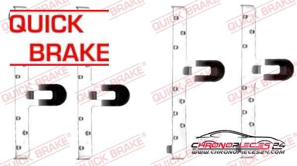 Achat de QUICK BRAKE 109-1048 Kit d'accessoires, plaquette de frein à disque  pas chères