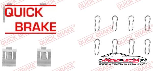 Achat de QUICK BRAKE 109-1055 Kit d'accessoires, plaquette de frein à disque  pas chères