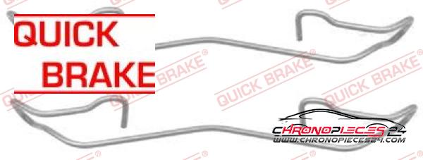 Achat de QUICK BRAKE 109-1187 Kit d'accessoires, plaquette de frein à disque  pas chères