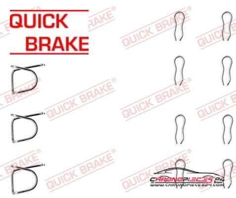 Achat de QUICK BRAKE 109-0939 Kit d'accessoires, plaquette de frein à disque  pas chères