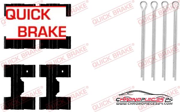 Achat de QUICK BRAKE 109-0951 Kit d'accessoires, plaquette de frein à disque  pas chères