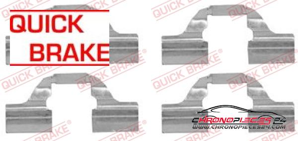 Achat de QUICK BRAKE 109-1684 Kit d'accessoires, plaquette de frein à disque  pas chères