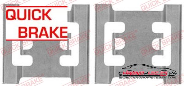 Achat de QUICK BRAKE 109-1688 Kit d'accessoires, plaquette de frein à disque  pas chères