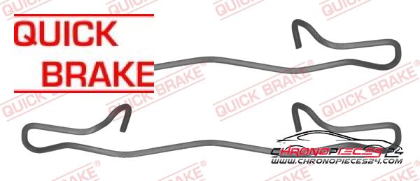 Achat de QUICK BRAKE 109-1755 Kit d'accessoires, plaquette de frein à disque  pas chères