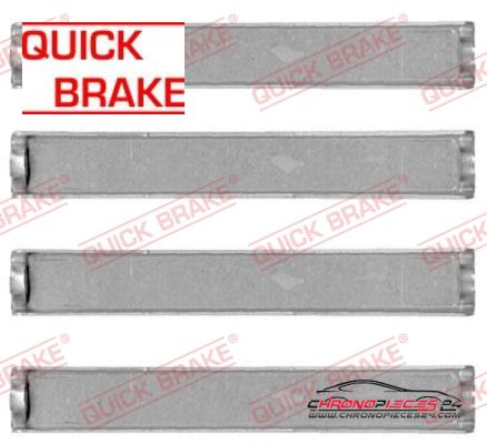 Achat de QUICK BRAKE 109-1284 Kit d'accessoires, plaquette de frein à disque  pas chères