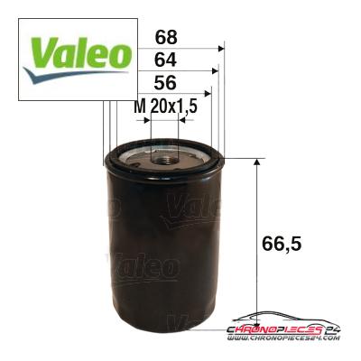 Achat de VALEO 586022 Filtre à huile pas chères