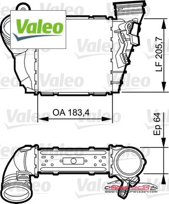 Achat de VALEO 817557 Intercooler, échangeur pas chères