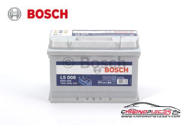 Achat de BOSCH 0 092 L50 080 Batterie semi-traction 12V 75Ah 650A pas chères