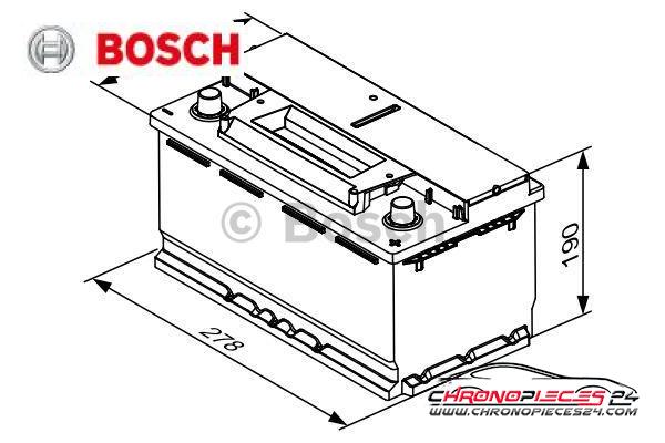 Achat de BOSCH 0 092 S4E 081 Batterie de démarrage start stop AGM / EFB 12V 70Ah 760A pas chères
