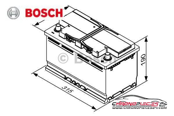 Achat de BOSCH 0 092 S4E 111 Batterie de démarrage start stop AGM / EFB 12V 80Ah 800A pas chères