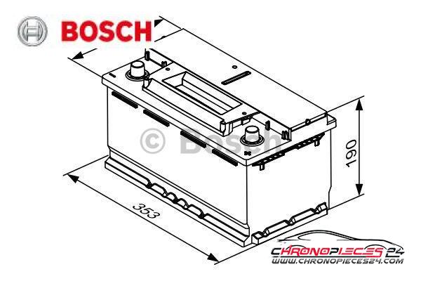 Achat de BOSCH 0 092 S4E 130 Batterie de démarrage start stop AGM / EFB 12V 95Ah 850A pas chères