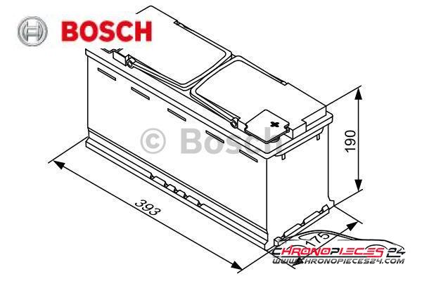 Achat de BOSCH 0 092 S5A 150 Batterie de démarrage start stop AGM / EFB 12V 105Ah 950A pas chères