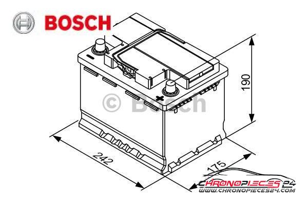 Achat de BOSCH 0 092 T30 050 Batterie de démarrage standard 12V 55Ah 420A pas chères