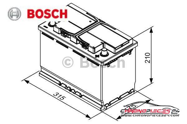 Achat de BOSCH 0 092 T30 320 Batterie de démarrage standard 12V 100Ah 720A pas chères