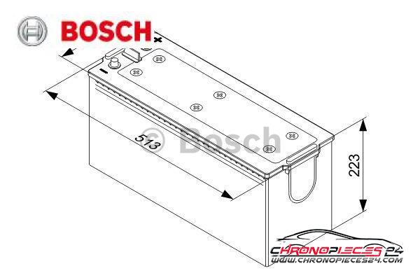 Achat de BOSCH 0 092 T40 750 Batterie de démarrage standard 12V 140Ah 800A pas chères