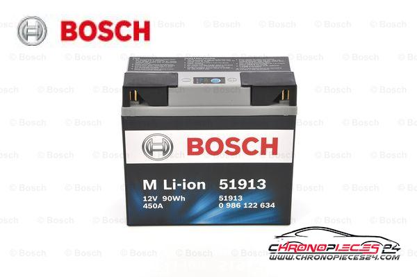 Achat de BOSCH 0 986 122 634 Batterie de démarrage Ions lithium pas chères
