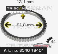 Achat de TRISCAN 8540 16401 Anneau de palpeur, ABS pas chères