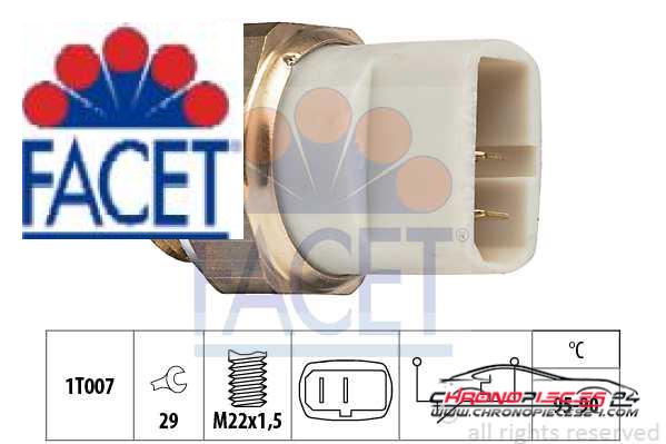 Achat de FACET 7.5027 Interrupteur de température, ventilateur de radiateur pas chères
