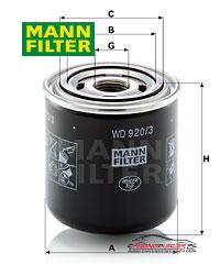 Achat de MANN-FILTER WD 920/3 Filtre hydraulique, boîte automatique pas chères