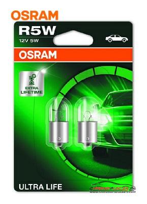 Achat de OSRAM 5007ULT-02B Lampe de stationnement 12V R5W ba15s 2p. blister pas chères