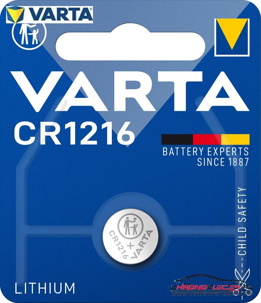 Achat de VARTA CR1216 Pile bouton Lithium CR1216 pas chères
