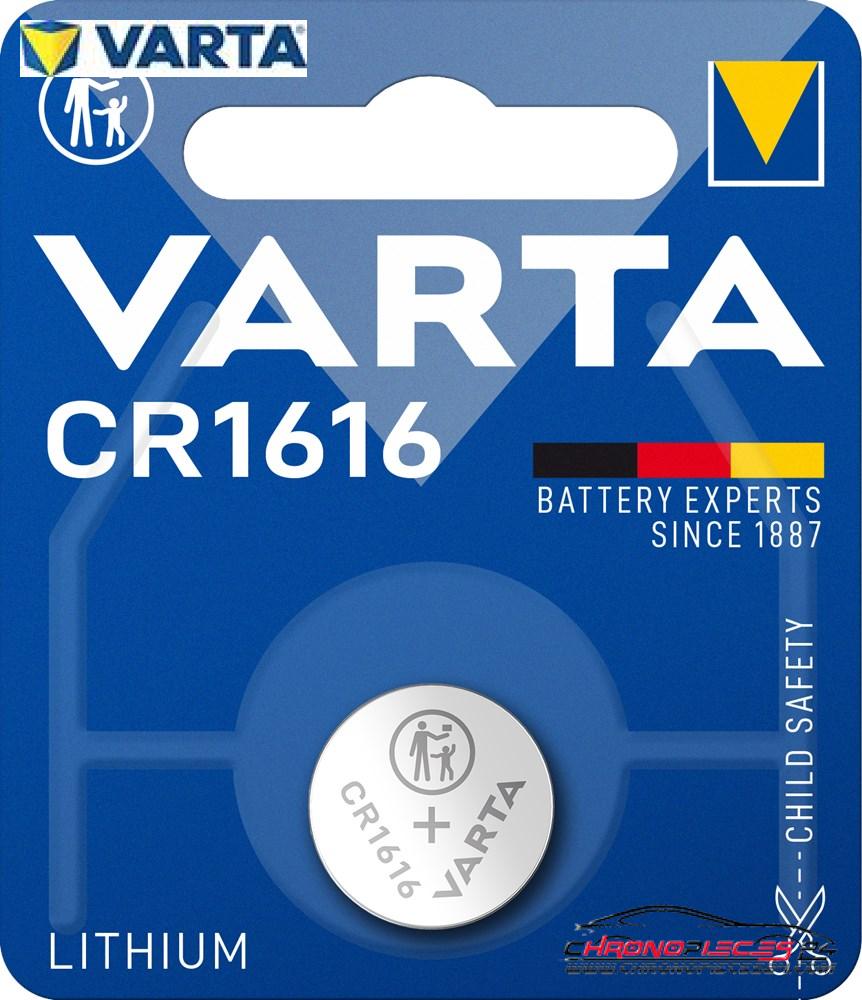 Achat de VARTA CR1616 Pile bouton Lithium CR1616 pas chères