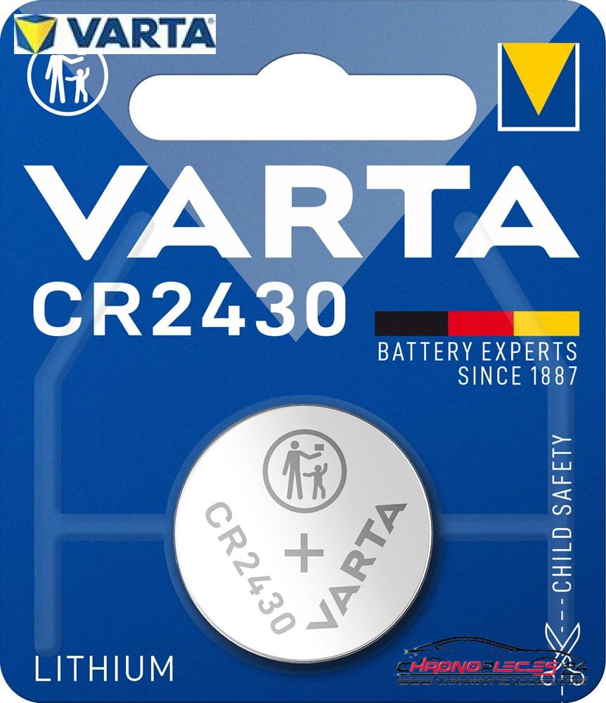 Achat de VARTA CR2430 Pile bouton Lithium CR2430 pas chères
