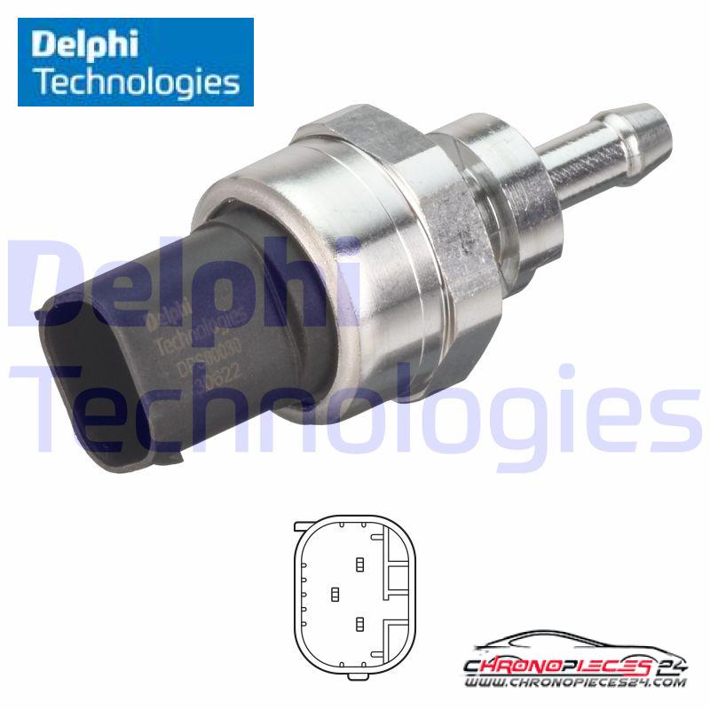 Achat de DELPHI DPS00030-12B1 Capteur, pression des gaz échappement  pas chères