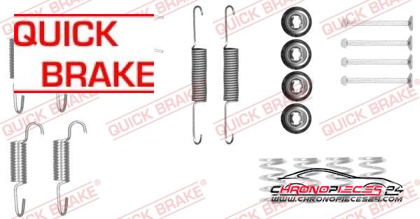 Achat de QUICK BRAKE 105-0025 Kit d'accessoires, mâchoires de frein de stationnement  pas chères