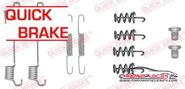Achat de QUICK BRAKE 105-0051 Kit d'accessoires, mâchoires de frein de stationnement  pas chères