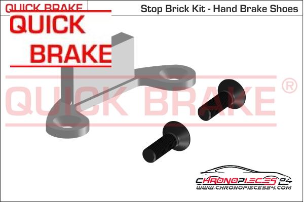 Achat de QUICK BRAKE 105-0481 Kit d'accessoires, mâchoires de frein de stationnement  pas chères